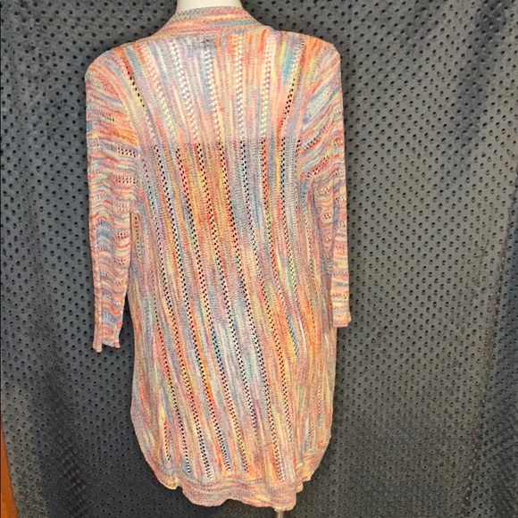 Multicolored 3/4 sleeve, cardigan C&B - Picture 3 of 5